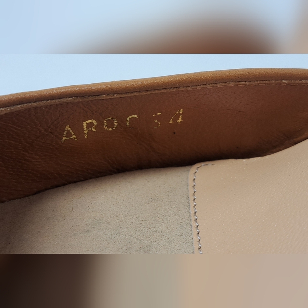 Louis Vuitton Women's Squared Toe Monogram Brown Pumps Authentic 34.5 IT/ 4.5 US - Picture 8 of 10